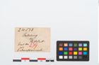 Etikett zu Bronzeringe (NHMW-PRAE-024538)